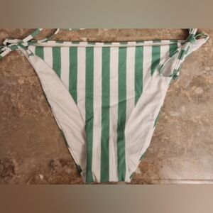 XL 💚SALE VS Swim Side Tie Cheeky Bikini Bottom Green Cabana
